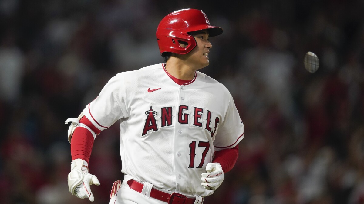 Ohtani, Cabbage lead Angels to 13-12 win over Astros in 10 innings - The  San Diego Union-Tribune