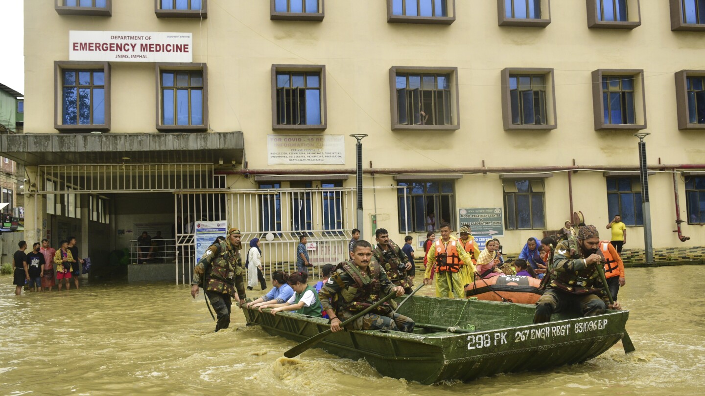 3 Indian Army troopers die in a landslide following torrential rains in the northeast