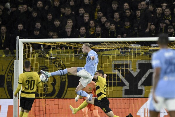 Haaland ends barren streak in Champions League with 2 goals in Man City's  3-1 win over Young Boys