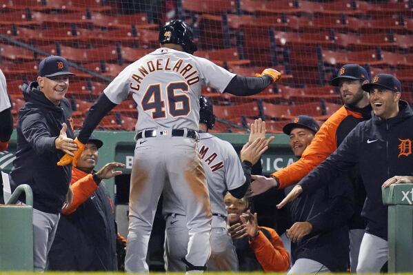 Candelario homers as Tigers beat Red Sox 6-5 in 10 innings