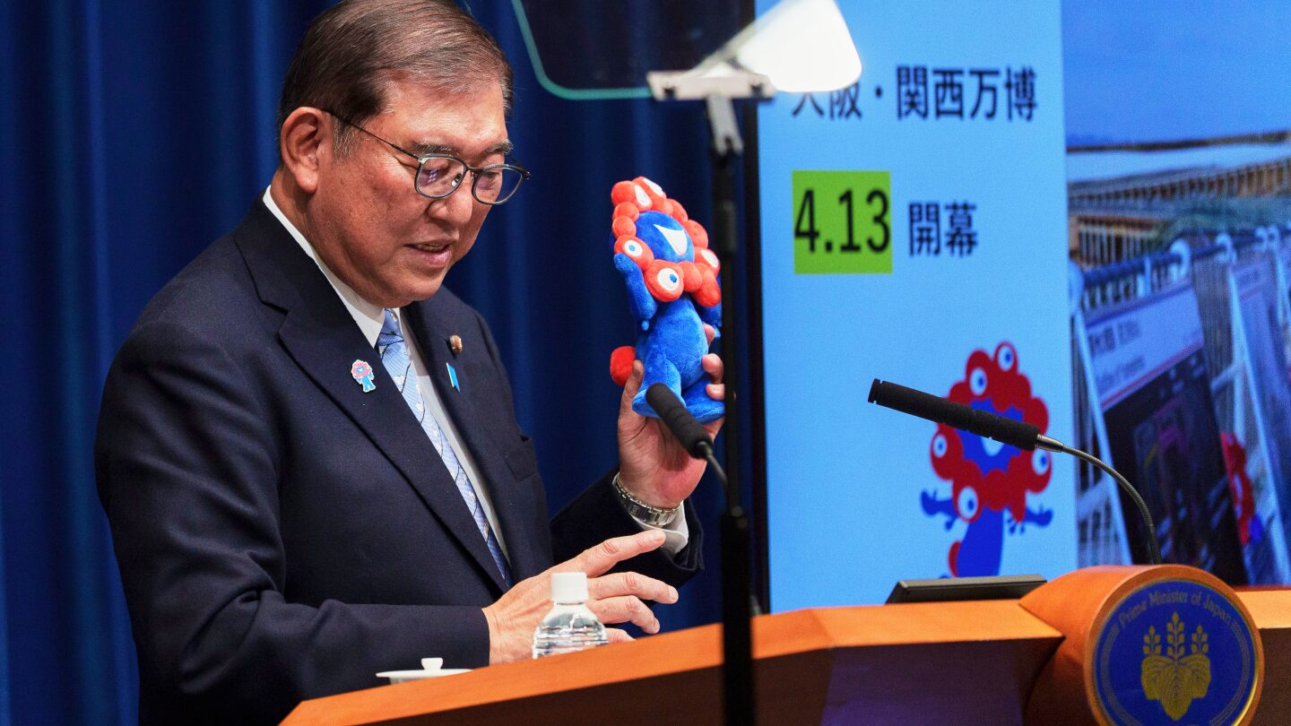 日本のリーダーは、大阪エキスポがあなたが分裂した世界を再会するのを助けることができると言います