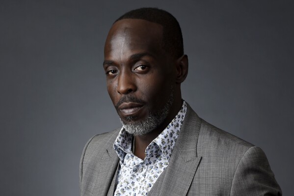 FILE - Actor Michael K. Williams poses for a portrait at the Beverly Hilton during the 2016 Television Critics Association Summer Press Tour on July 30, 2016, in Beverly Hills, Calif. A 71-year-old man linked to a crew of drug dealers blamed in the death of Williams has been sentenced Tuesday, July 25, 2023, to more than two years in prison at a proceeding in which the actor's nephew urged compassion for the defendant. (AP Photo/Chris Pizzello, File)