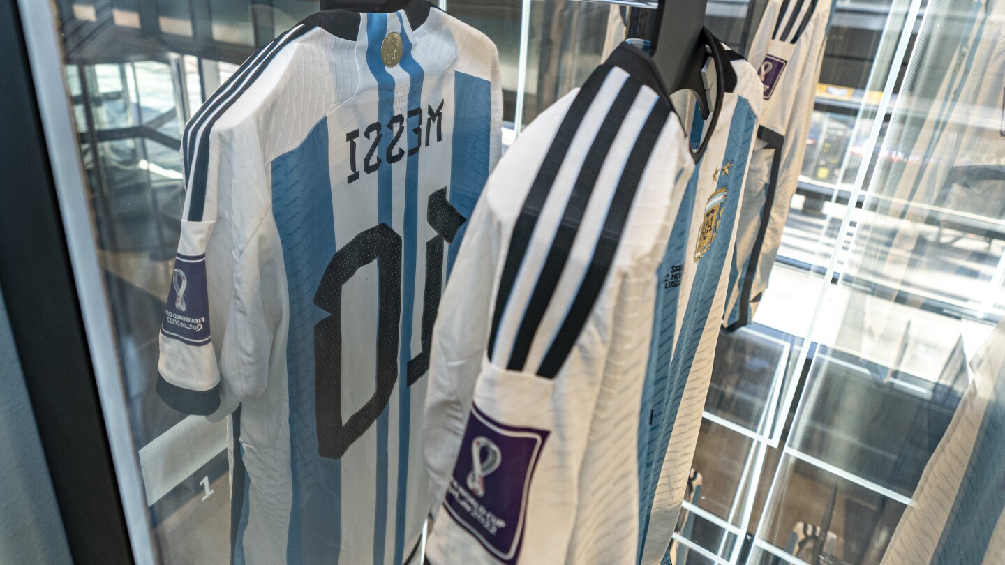 Lionel Messi’s World Cup jerseys fetch $7.8 million at auction