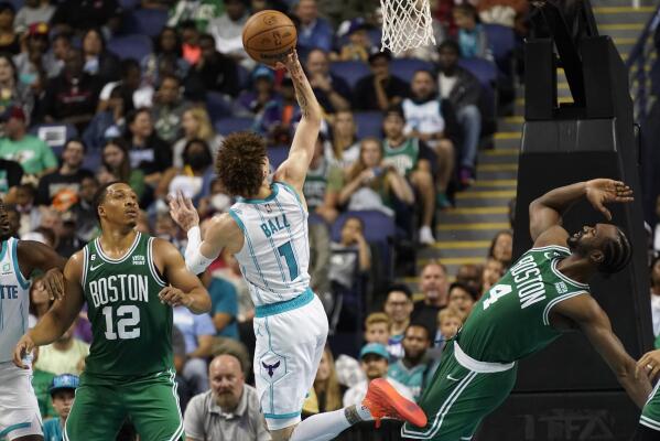 Noah Vonleh Boston Celtics highlights vs. Charlotte Hornets (10/7)