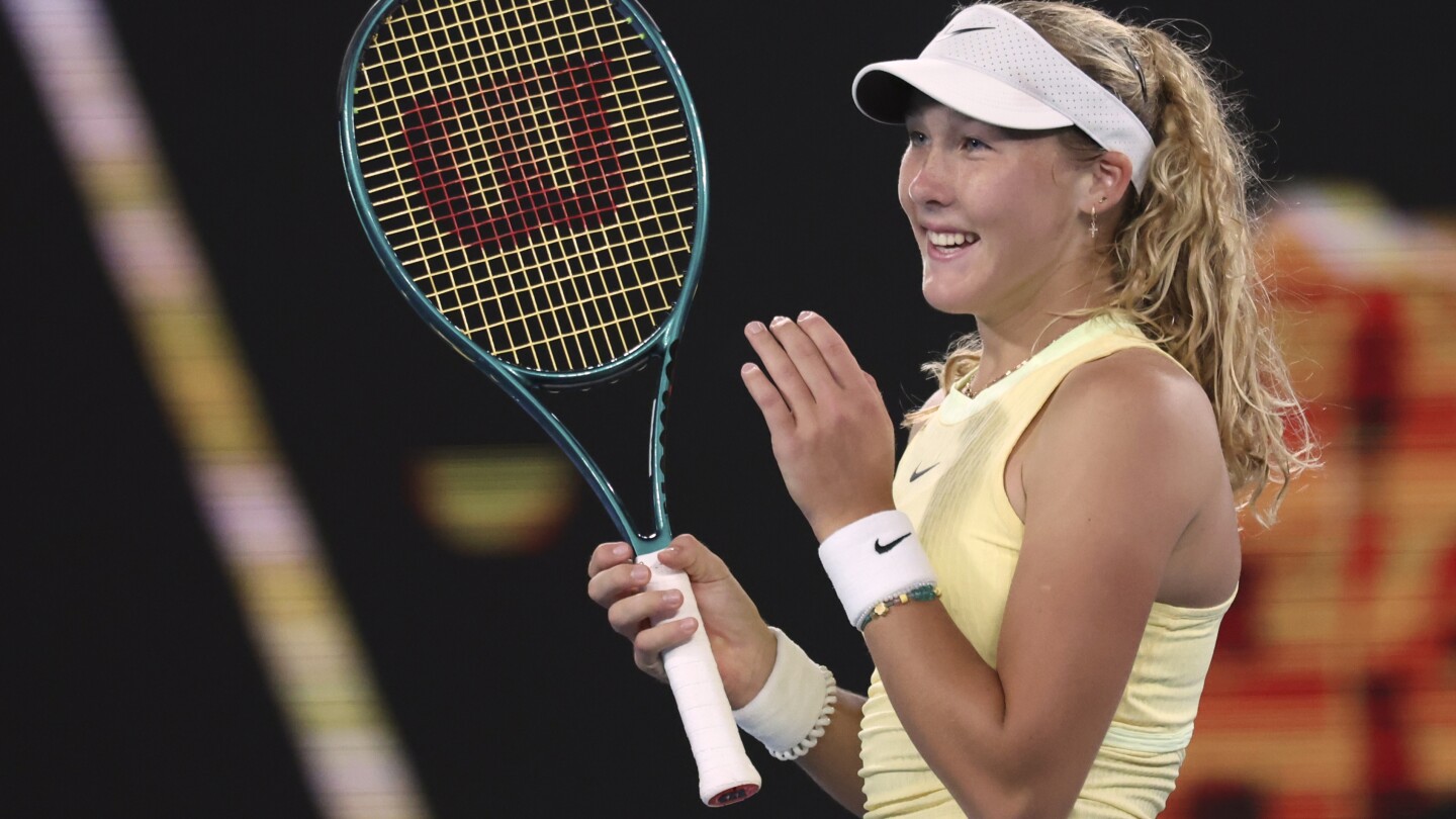 16-годишната Андреева напредва над 3-кратната голяма вицешампионка Jabeur в 3-ия кръг на Australian Open