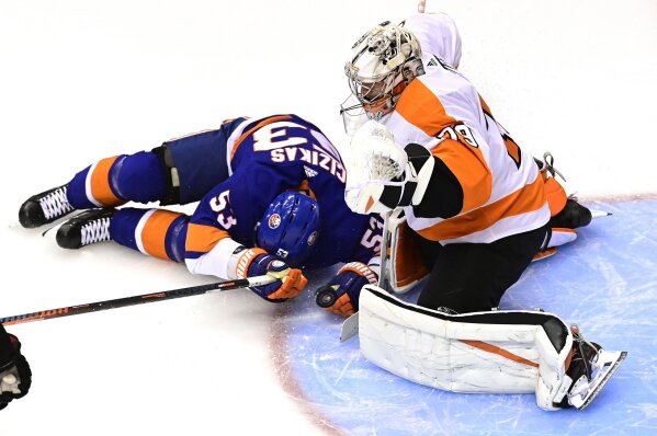 Provorov lifts Flyers past Islanders in double overtime to force