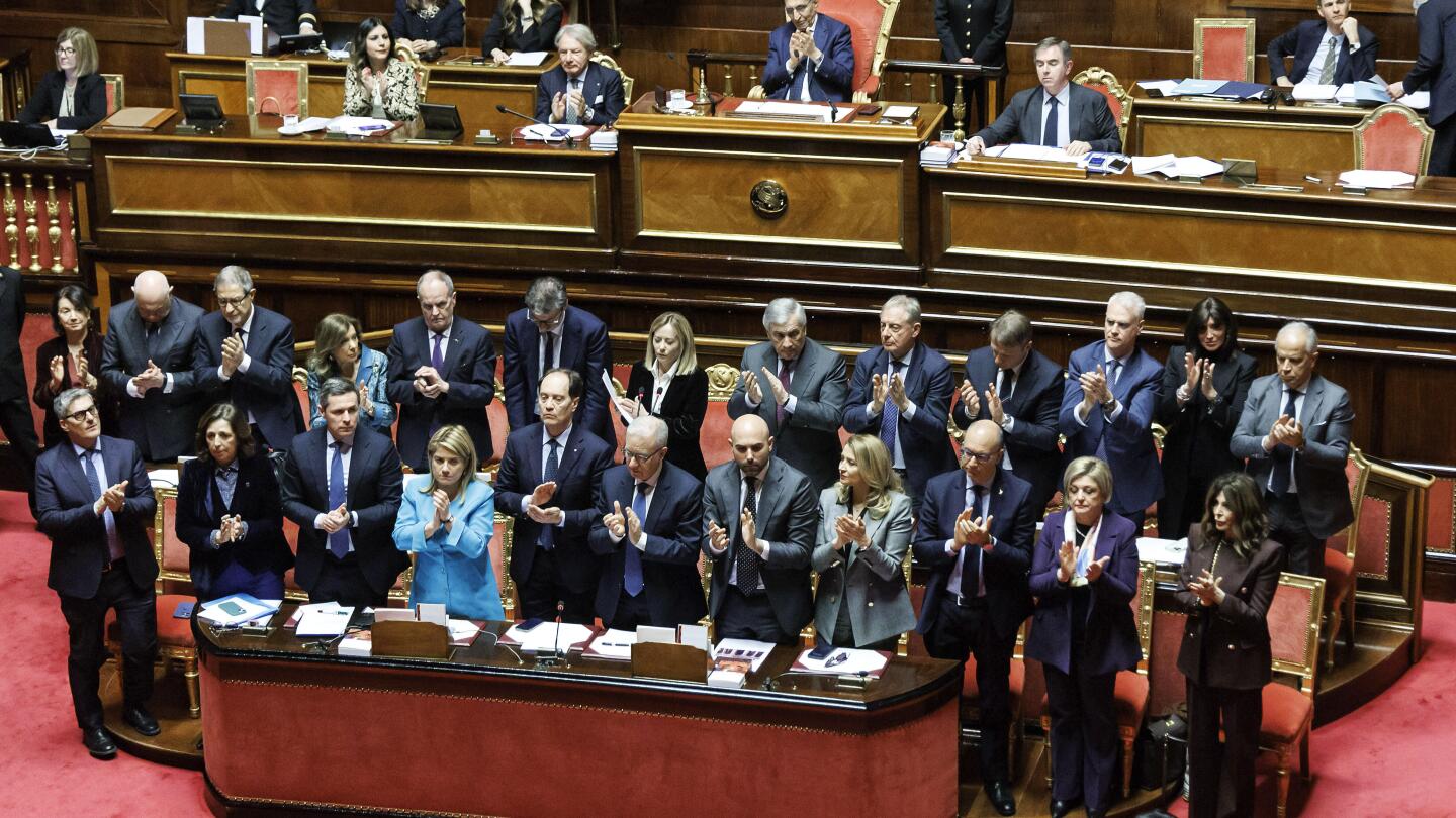 MILAN AP — Italian Premier Giorgia Meloni on Tuesday called