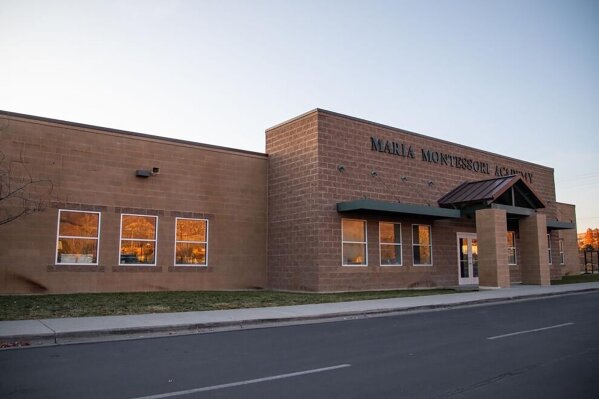 Maria Montessori Academy, a public charter school in North Ogden, Utah, is pictured on Tuesday, Dec. 17, 2019. Parents who sought to opt out their children from learning Black History Month curriculum at the charter school have withdrawn their requests. The Standard-Examiner reported that the academy experienced a public backlash after announcing plans to make participation optional. (Ben Dorger/Standard-Examiner via AP)