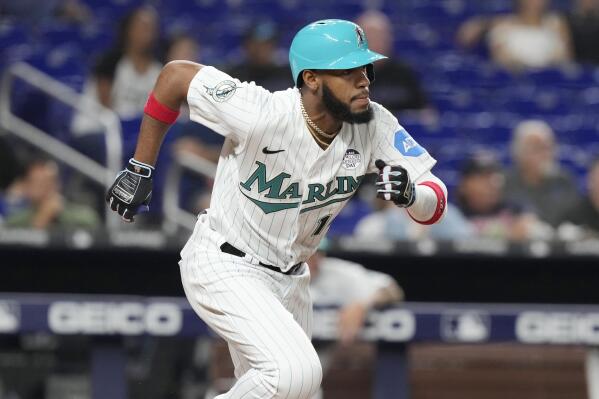 Cabrera fans 10 in 6 innings, Sánchez homers in Marlins' 4-0 win over A's