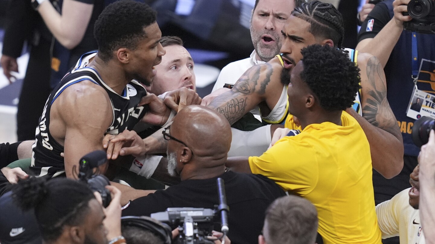 Tyrese Haliburton scolds his father for sparking postgame fracas after Pacers eliminate Bucks