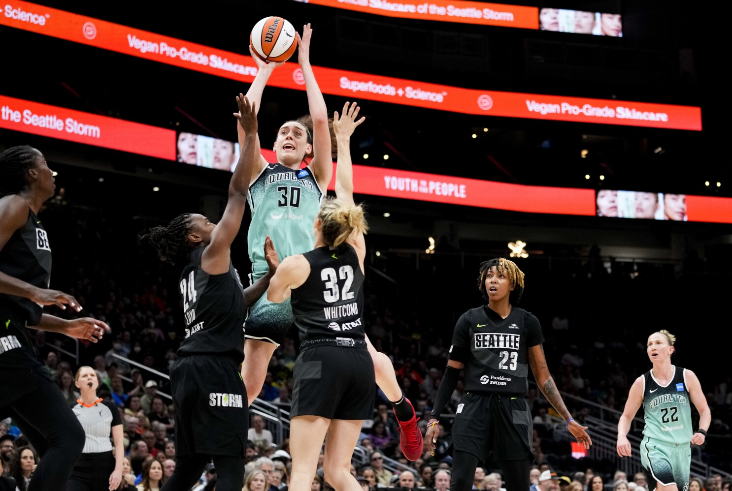 Title favorites Aces and Liberty set to meet in WNBA