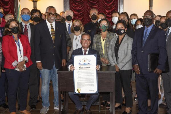 The city of Los Angeles will issue a special proclamation and