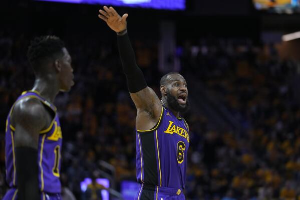 Video Lakers win against Warriors during NBA playoffs - ABC News