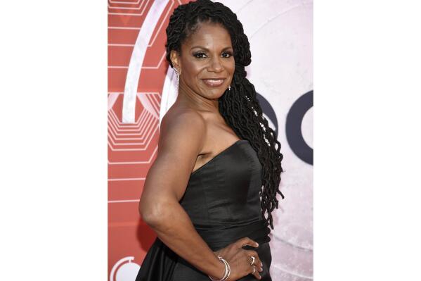 FILE - Audra McDonald appears at the 74th annual Tony Awards on Sept. 26, 2021 in New York. The six-time Tony-winner will return to Broadway in the play “Ohio State Murders” by Adrienne Kennedy, directed by Tony Award winner Kenny Leon. Dates and the creative team will be announced later. (Photo by Evan Agostini/Invision/AP, File)