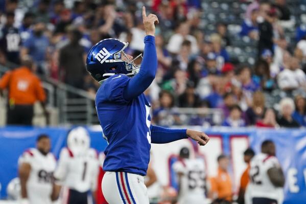 NY Giants' Graham Gano returns after COVID-19