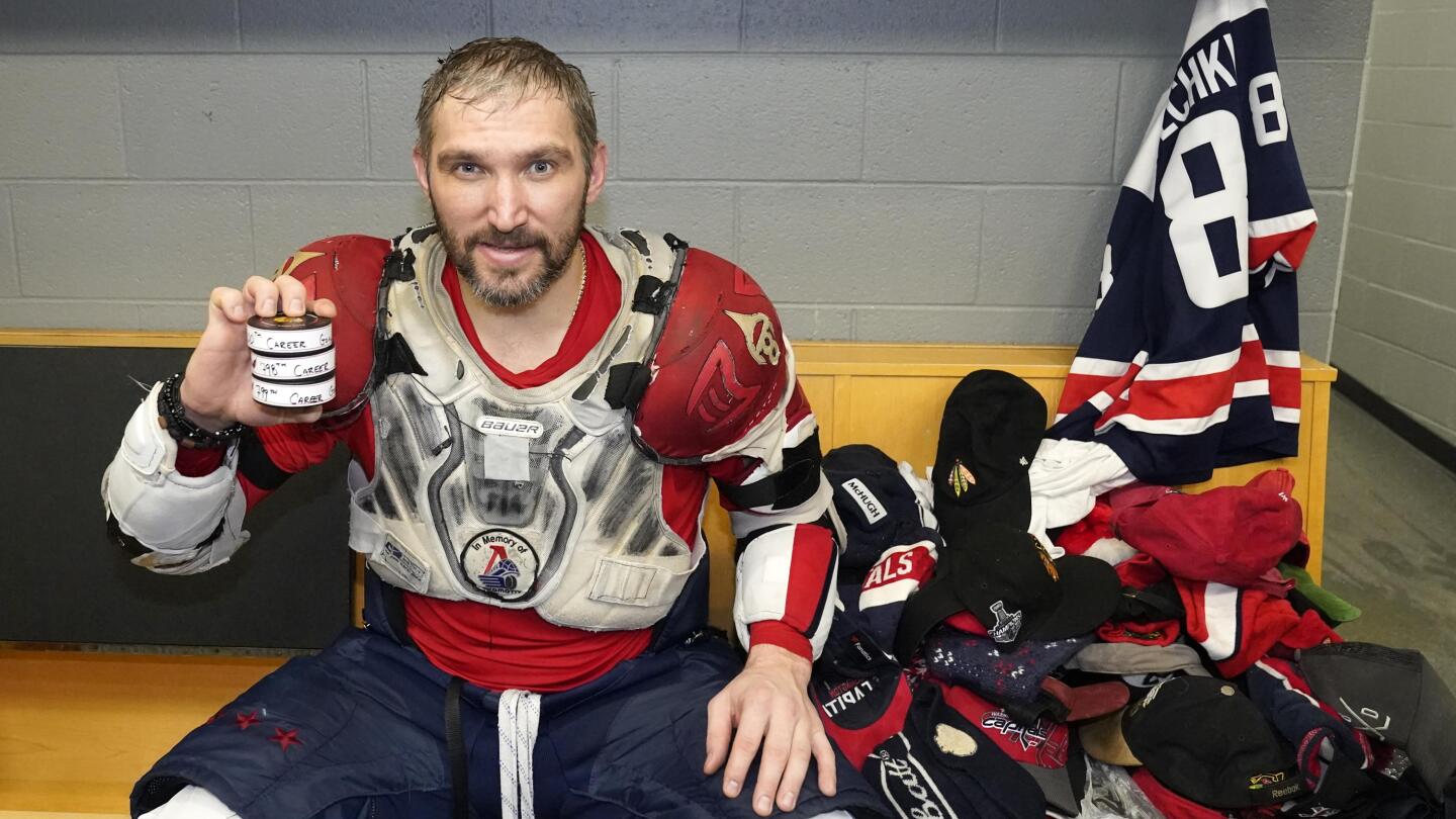 Ovechkin Game-Used Gear Quickly Climbing in Value