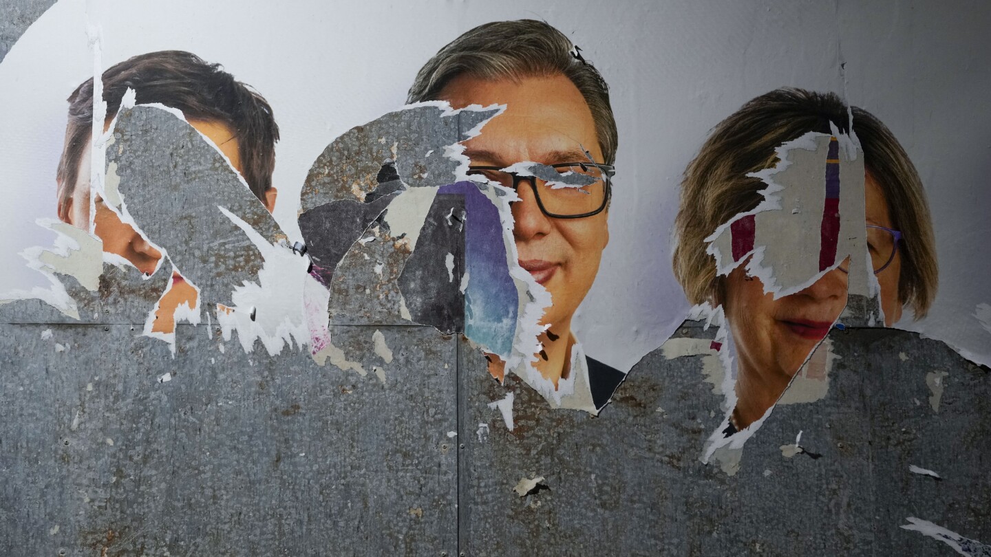 БЕЛГРАД Сърбия АП — Повторните избори в Сърбия на проблемни