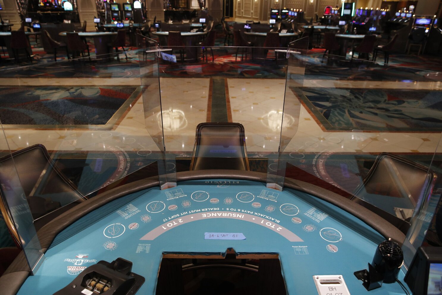 Caesars Palace in Las Vegas prepares for reopening with measures
