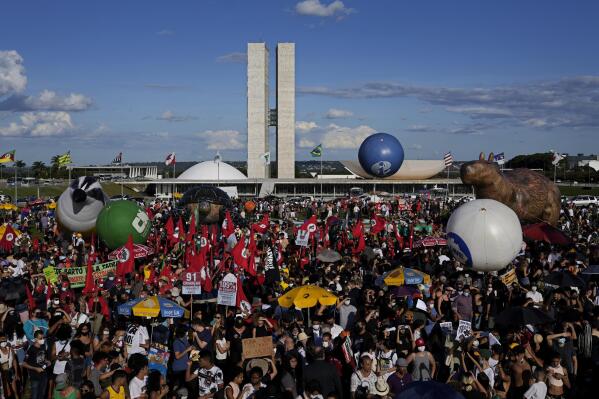 In Brazil, artists and activists protest against mining bill