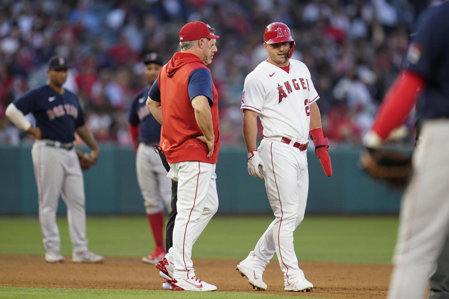 Angels' Mike Trout likely done for the year, manager Joe Maddon says - The  Boston Globe