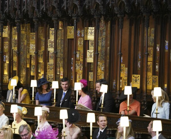 Harry Sits Between Meghan, Charlotte at St George's Chapel Service