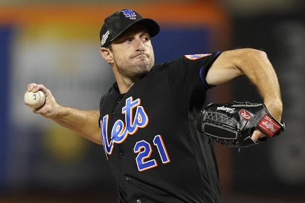 Max Scherzer New York Mets Jersey Black