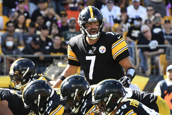 football in with ben roethlisberger