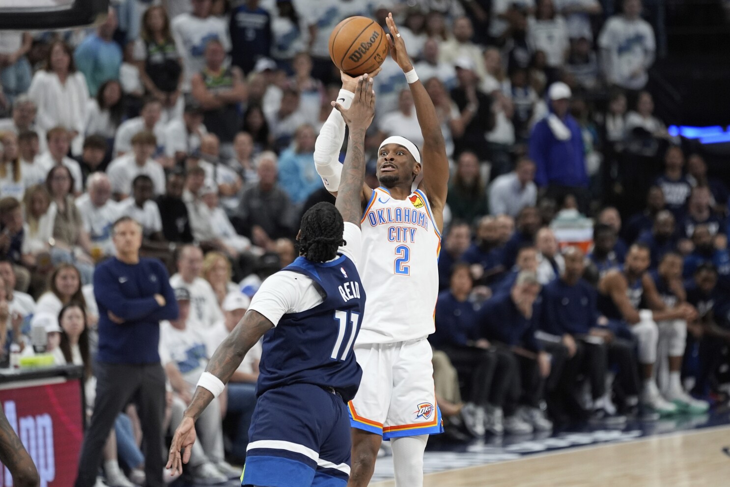 Thunder bounce back to beat T-wolves 128-126 to take 3-1 lead behind SGA's 40-point game