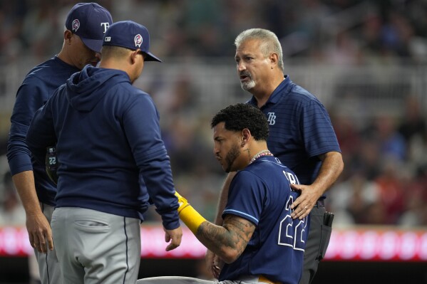 Tampa Bay places slugging center fielder Jose Siri on injured list with  right-hand fracture
