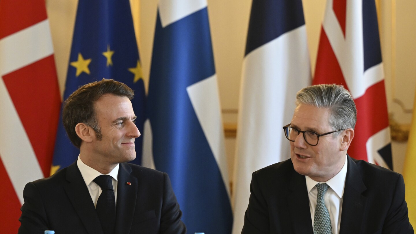 Starmer and Macron step up to shape European security as Trump roils relations