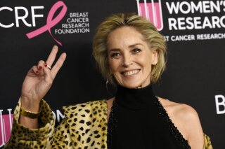 FILE - In this Feb. 28, 2019, file photo, actress Sharon Stone poses at the 2019 "An Unforgettable Evening" benefiting the Women's Cancer Research Fund, at the Beverly Wilshire Hotel in Beverly Hills, Calif. Bumble said Monday, Dec. 30, it has restored the profile of Stone after she was "mistakenly" blocked from interacting on the dating app. A Bumble spokesperson said in a statement that the company apologized for the confusion. (Photo by Chris Pizzello/Invision/AP, File)