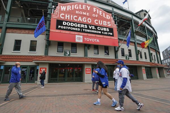 Cubs Game Postponed in Chicago