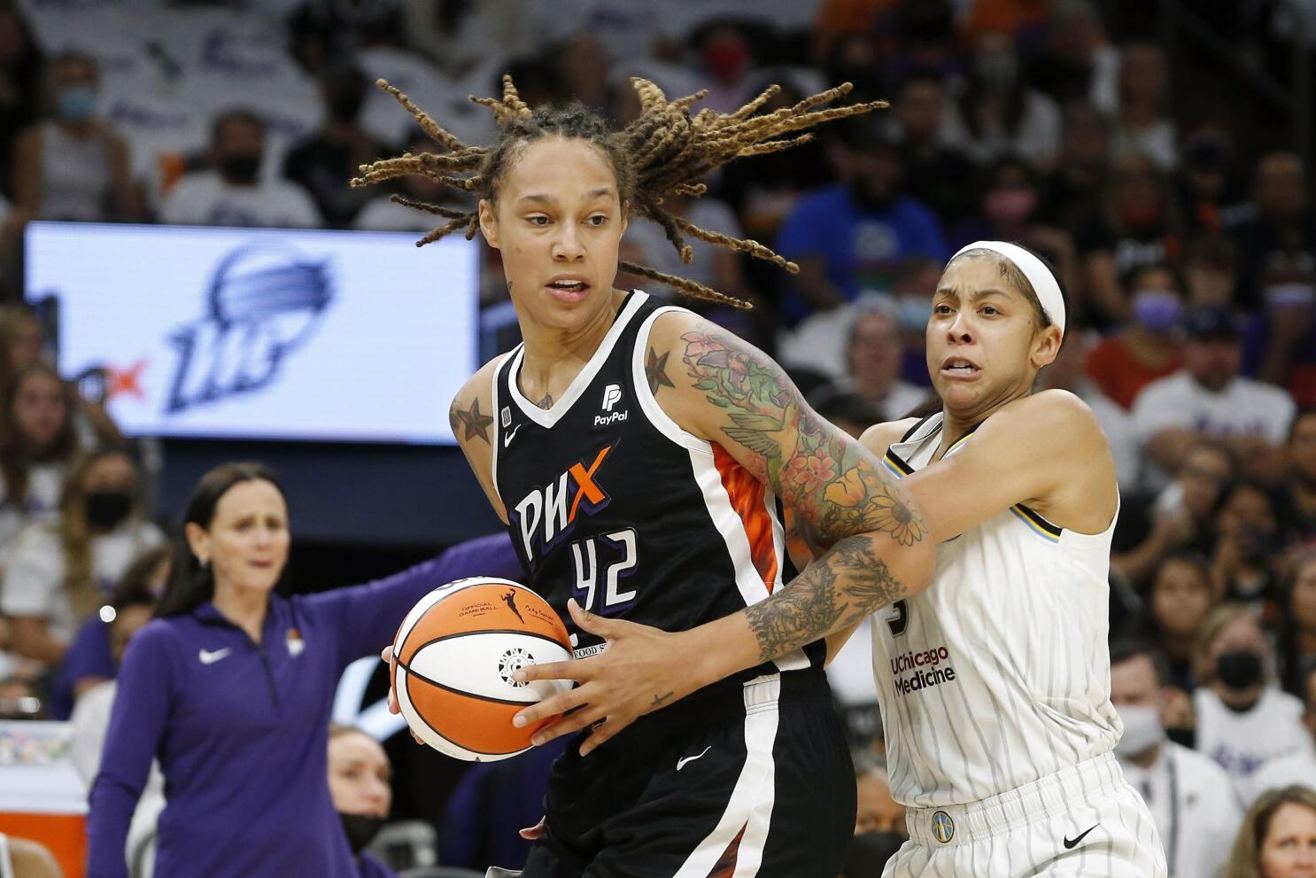 Brittney Griner Is Honored by Fellow Players at W.N.B.A. All-Star Game -  The New York Times