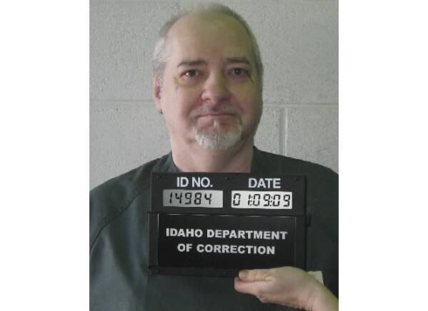 FILE - This image provided by the Idaho Department of Correction shows Thomas Eugene Creech on Jan. 9, 2009. Idaho on Wednesday, Feb. 28, 2024, halted the execution of serial killer Thomas Eugene Creech, one of the longest-serving death row inmates in the U.S., after a medical team repeatedly failed to find a vein where they could establish an intravenous line to carry out the lethal injection. (Idaho Department of Correction via AP, File)