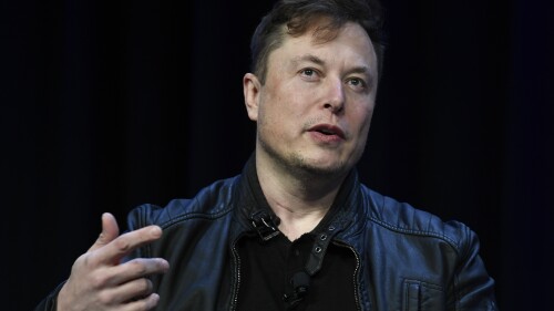 FILE - Tesla and SpaceX CEO Elon Musk speaks at the SATELLITE Conference and Exhibition, March 9, 2020, in Washington. Musk is finally starting to talk about the artificial intelligence company he founded to compete with ChatGPT-maker OpenAI. The startup, xAI, had its formal launch Wednesday, July 12, 2023, and says its goal “is to understand the true nature of the universe.” (AP Photo/Susan Walsh, File)