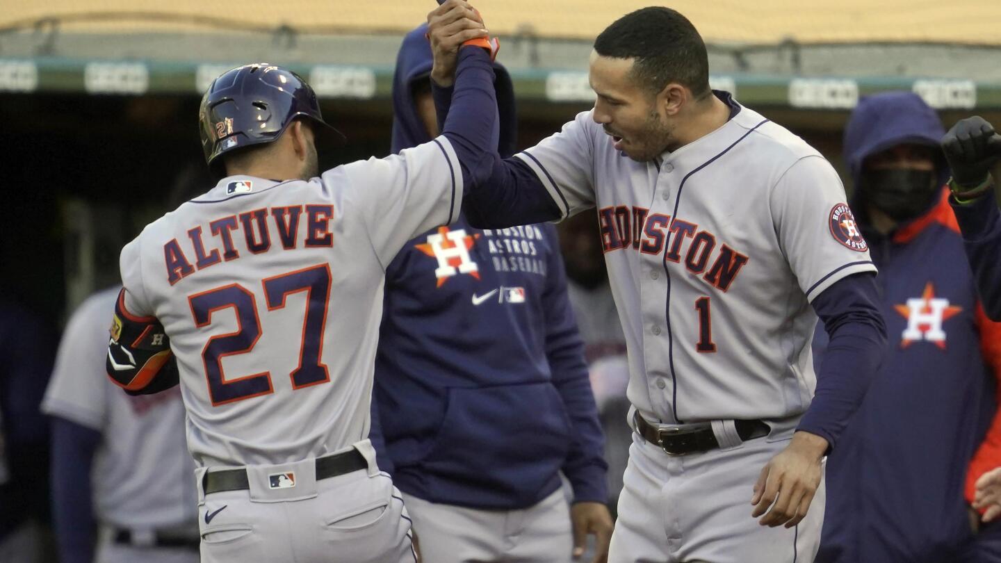 Yuli Gurriel drives in 4 as Astros thump A's