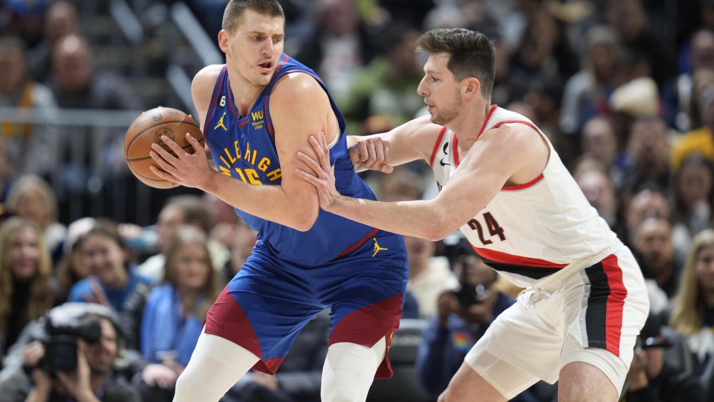 NBA playoffs: Jokic leads Nuggets over Blazers as 76ers strike