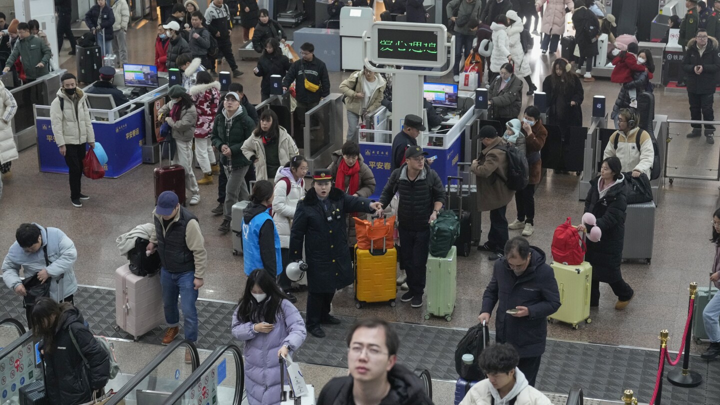China’s Lunar New Yr go back and forth rush kicks into prime equipment with 9 billion journeys anticipated