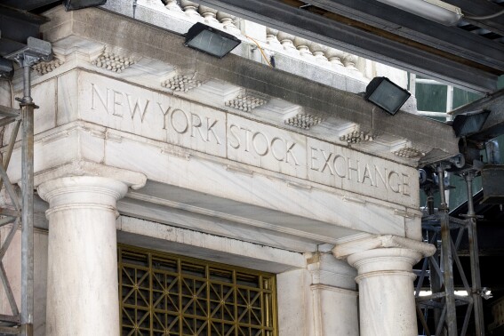 FILE - The New York Stock Exchange on Wednesday, June 29, 2022 in New York. (APPhoto/Julia Nikhinson, File)