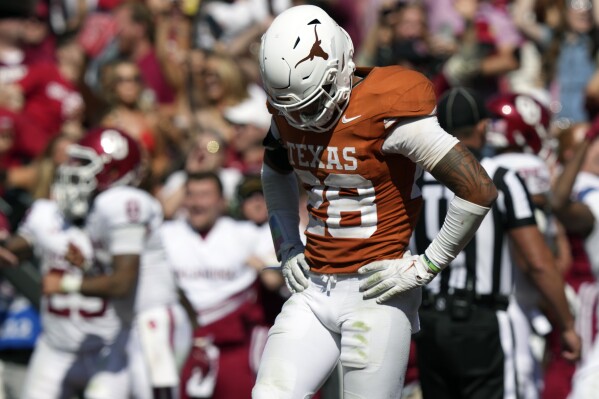 Official NFL Shop Texas Longhorns Vs. Oklahoma Sooners Champion