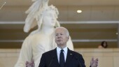 President Joe Biden speaks at the U.S. Holocaust Memorial Museum's Annual Days of Remembrance ceremony at the U.S. Capitol, Tuesday, May 7, 2024 in Washington. Statue of Freedom stands behind the President. (AP Photo/Evan Vucci)