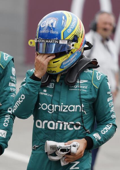 Aston Martin Aramco F1 Team on X: Fernando Alonso and his 2023 helmet. 😍  Need we say more?  / X