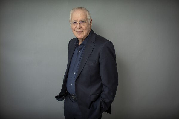 Author Ron Chernow poses for a portrait on Thursday, May 8, 2025, in New York. (Photo by Andy Kropa/Invision/AP)