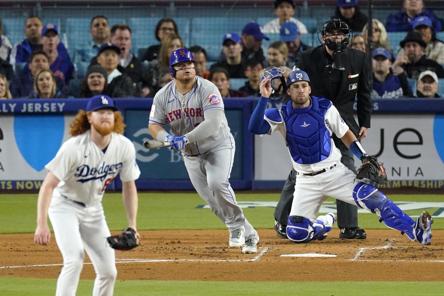Vogelbach, Baty lead Mets past Dodgers 8-6 for 5th straight