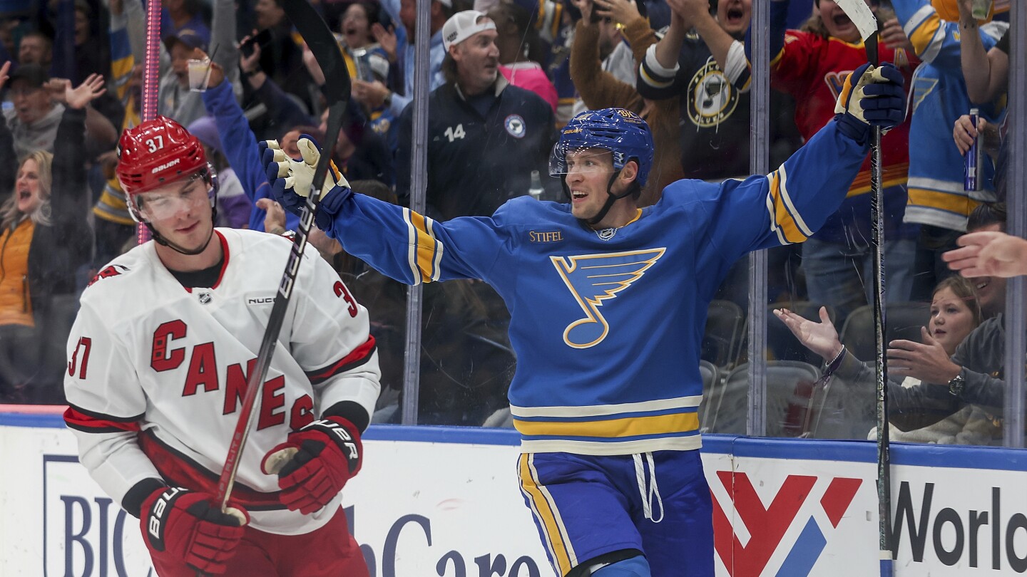 Blues Edge Hurricanes 4-3 in Close Game