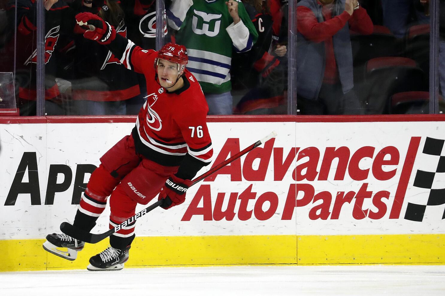 Justin Faulk moves to the top of the - Carolina Hurricanes