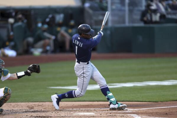 Kyle Lewis homers, Mariners top A's 4-2 to end 6-game skid