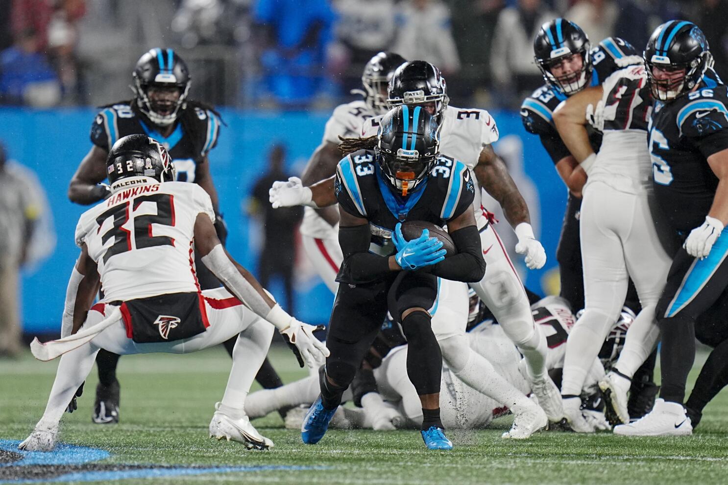 Carolina Panthers 25-15 Atlanta Falcons: D'Onta Foreman stars as