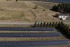 Solar panels operate at Fox Run Vineyards and Seneca Lake, Friday, March 21, 2025, in Penn Yan, N.Y. (Natasha Kaiser via AP)