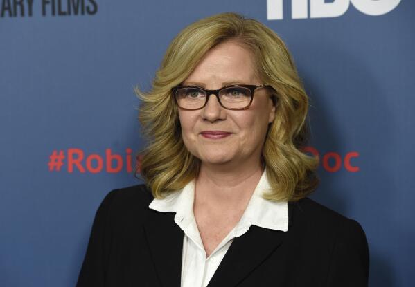 FILE - Bonnie Hunt arrives at the Los Angeles premiere of "Robin Williams: Come Inside My Mind" at the TCL Chinese Theatre on Wednesday, June 27, 2018. Hunt is the writer and director of the new comedy series “Amber Brown,” based on the mop-topped character created by author Paula Danziger. (Photo by Chris Pizzello/Invision/AP, File)